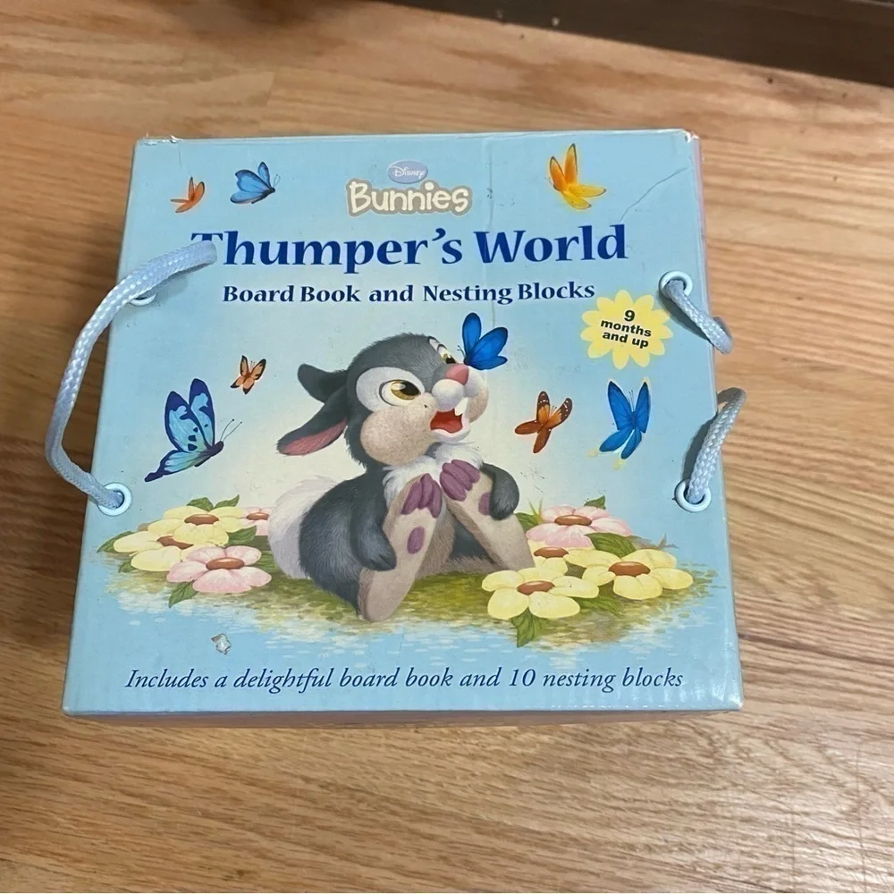 Disney Bunnies Thumper’s World Nesting Blocks Bambi No Board Book